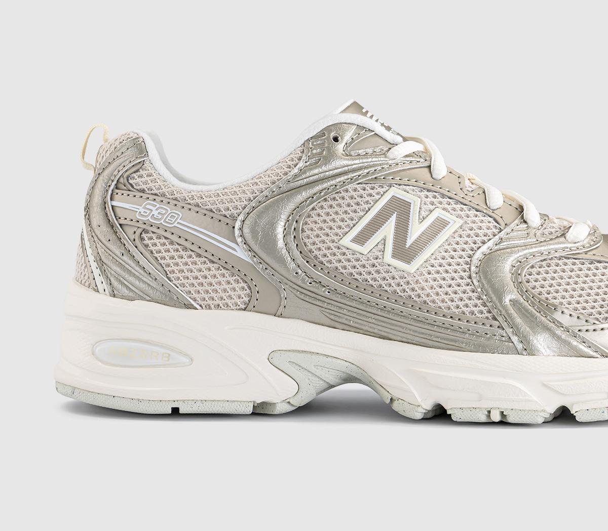 New Balance530 TrainersGold Metallic Linen