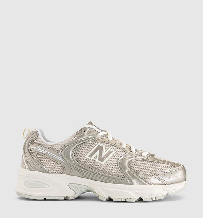 New Balance MR530 Trainers Gold Metallic Linen