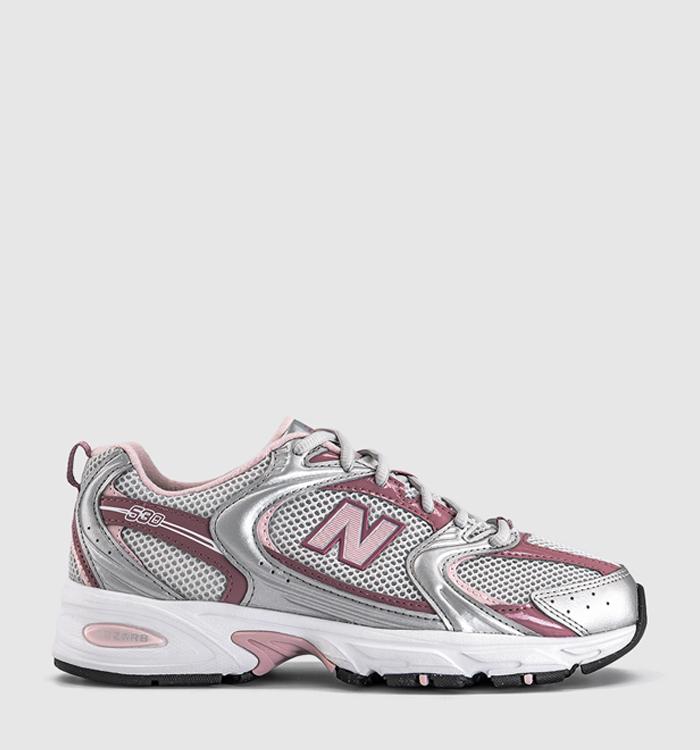New Balance 530 Trainers Silver Metallic Rosewood
