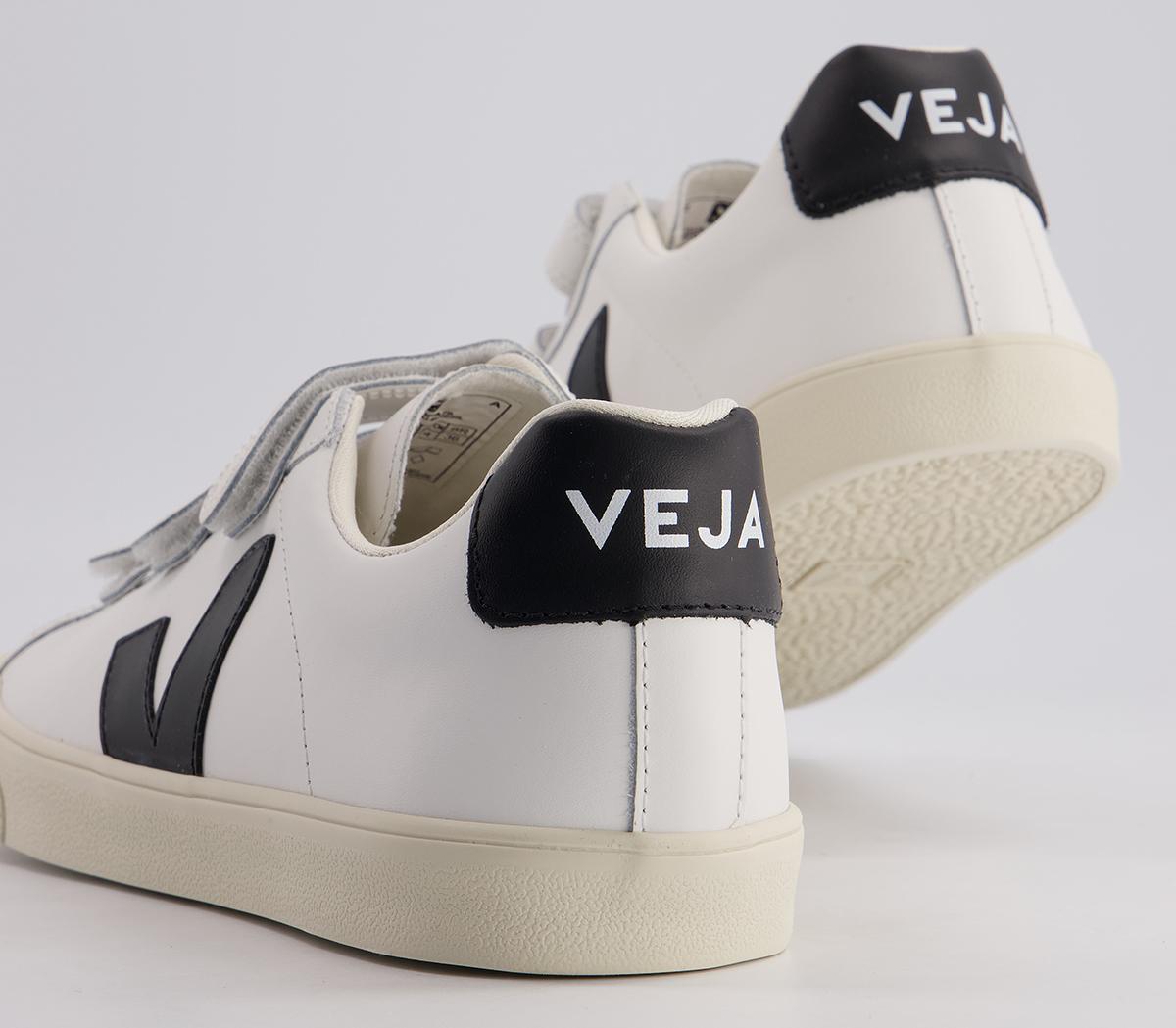 VEJA 3-Lock Trainers White Black F Unisex Sports