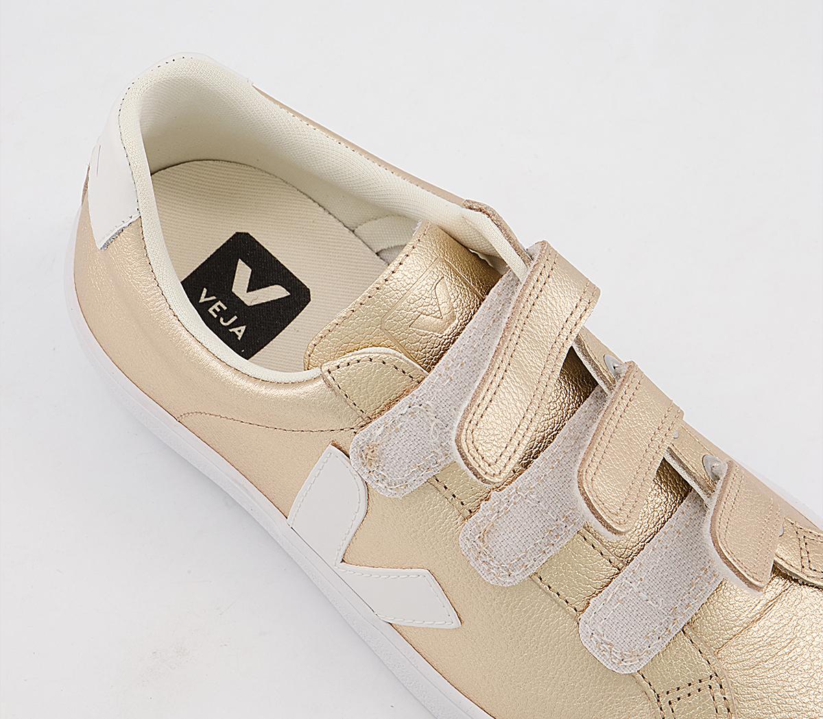 VEJA 3-Lock Trainers VEJA 3-Lock Trainers Platine Gold White