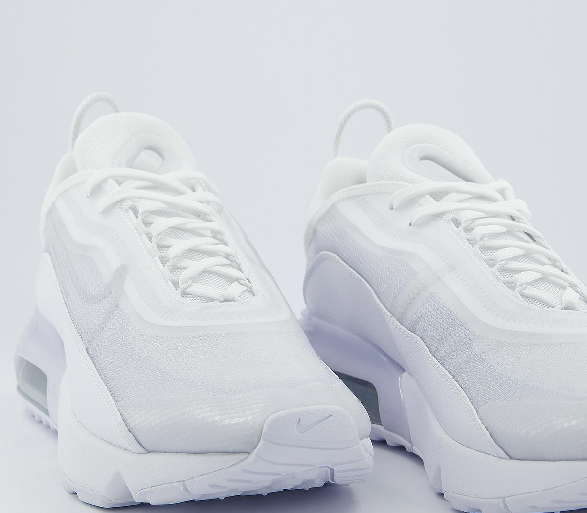 nike air max 2090 trainers in white