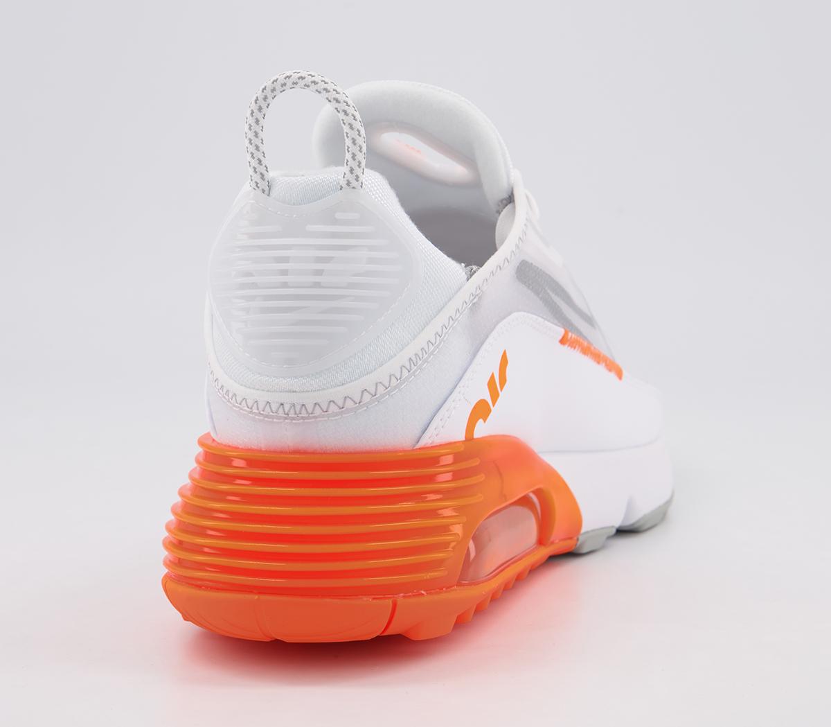 Nike Air Max 2090 Trainers Nike Air Max 2090 Trainers White Orange Blast