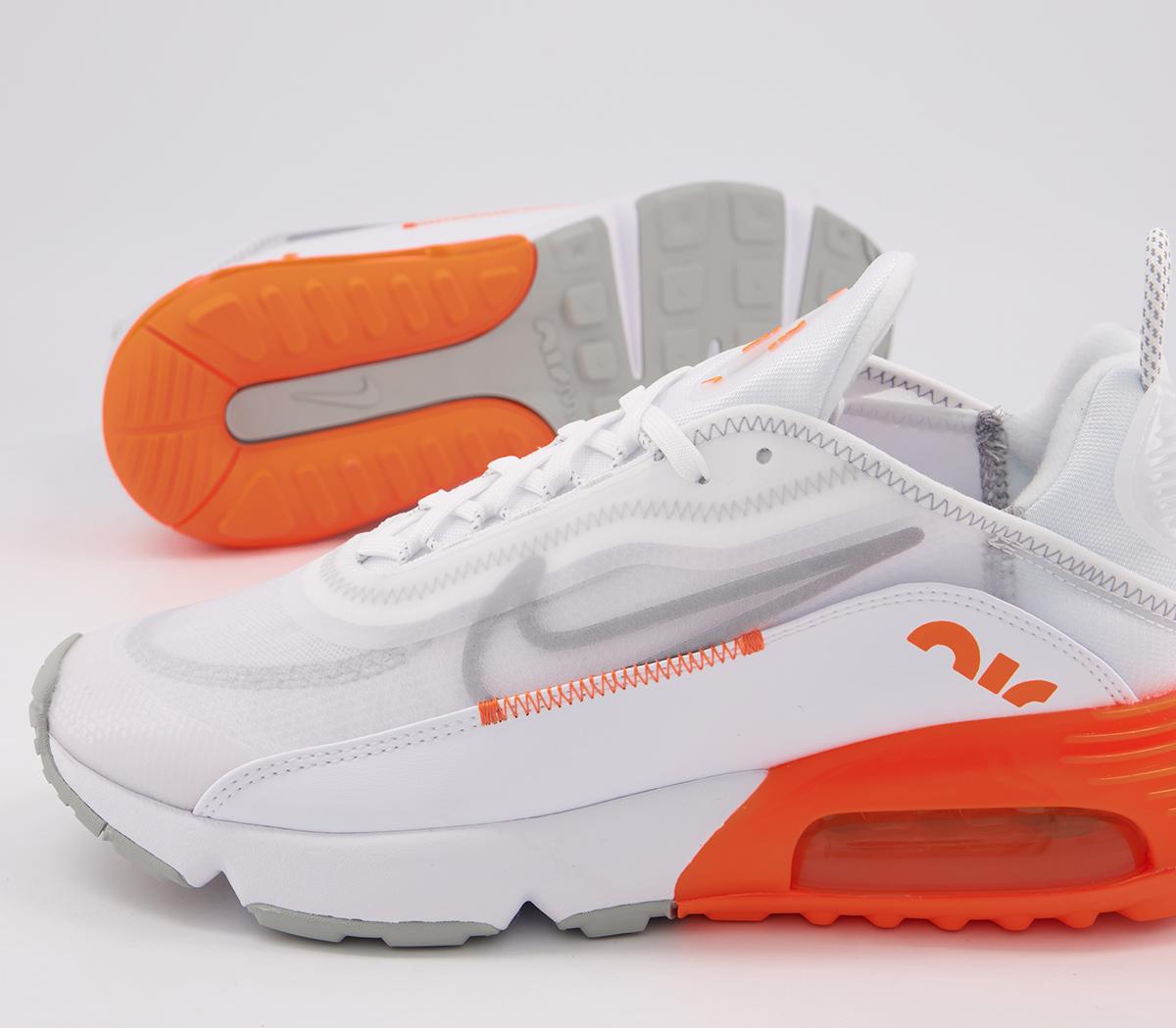 Nike Air Max 2090 Trainers Nike Air Max 2090 Trainers White Orange Blast