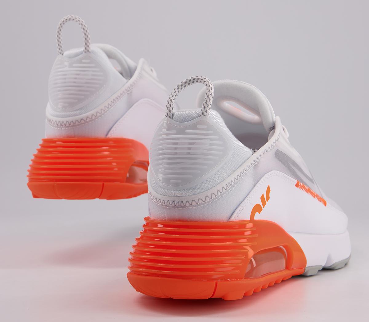 Nike Air Max 2090 Trainers Nike Air Max 2090 Trainers White Orange Blast