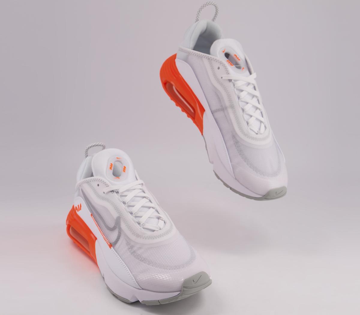 Nike Air Max 2090 Trainers Nike Air Max 2090 Trainers White Orange Blast