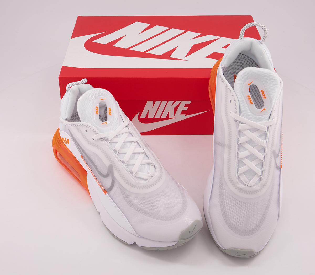 Nike Air Max 2090 Trainers Nike Air Max 2090 Trainers White Orange Blast