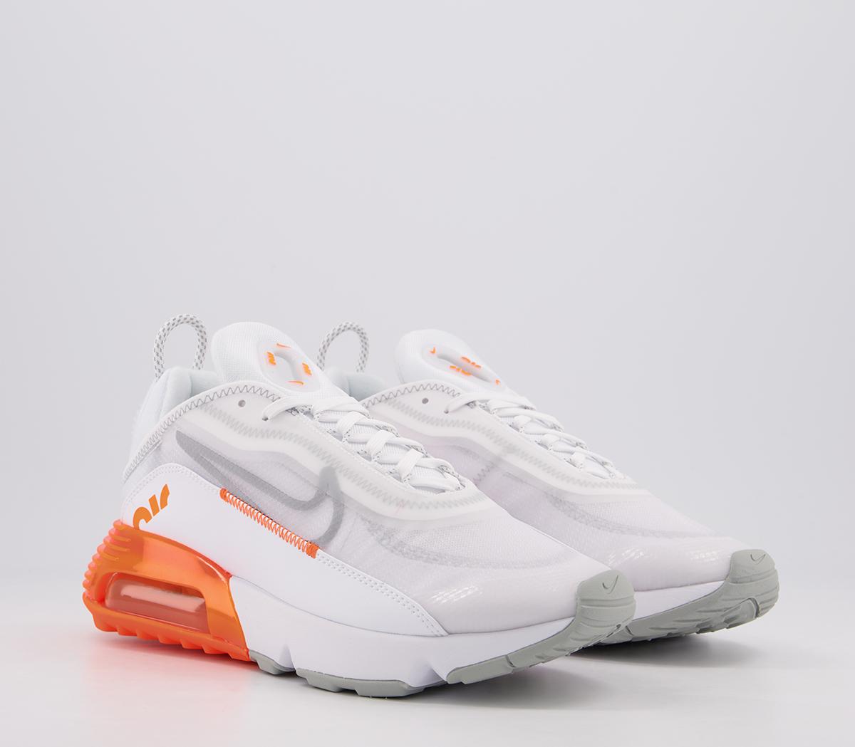 Nike Air Max 2090 Trainers Nike Air Max 2090 Trainers White Orange Blast