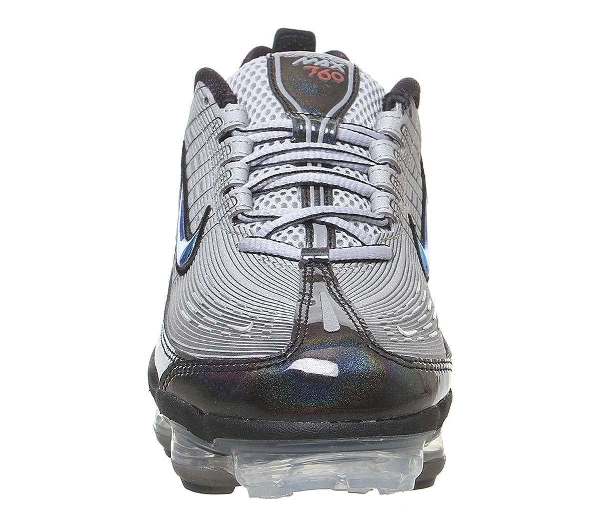 NikeAir Vapormax 360 TrainersDark Grey Metallic Silver Orange Black F