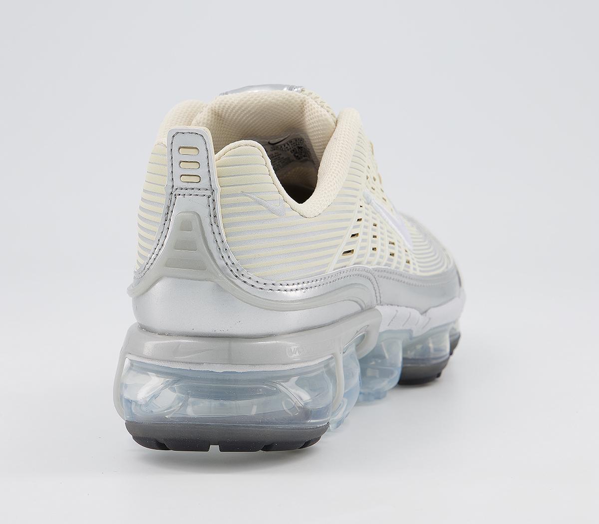 NikeAir Vapormax 360Fossil Metallic Silver Black White F