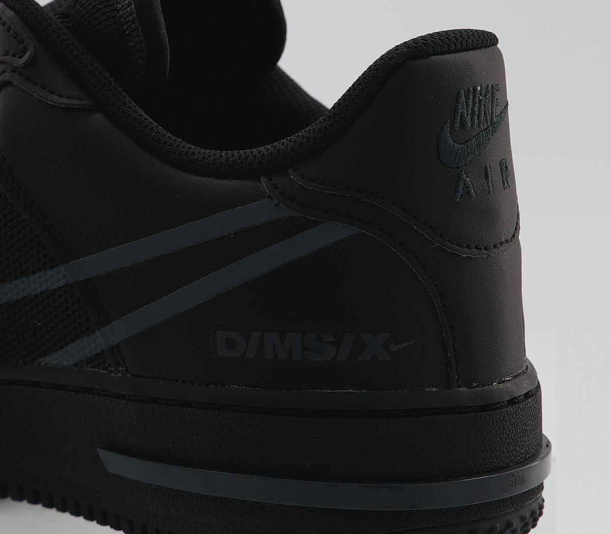 NikeAir Force 1 React TrainersBlack Anthracite