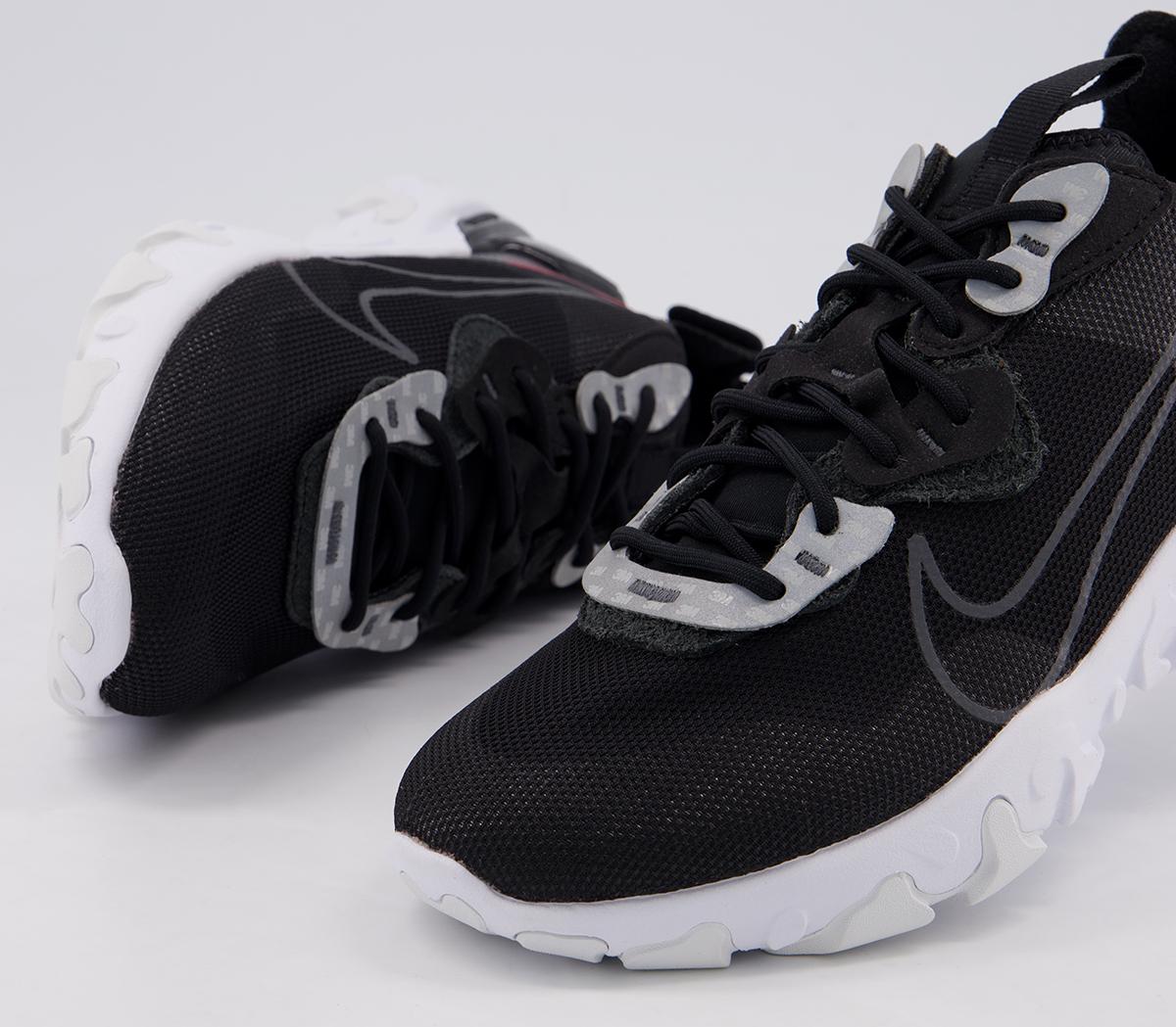 black nike react vision junior