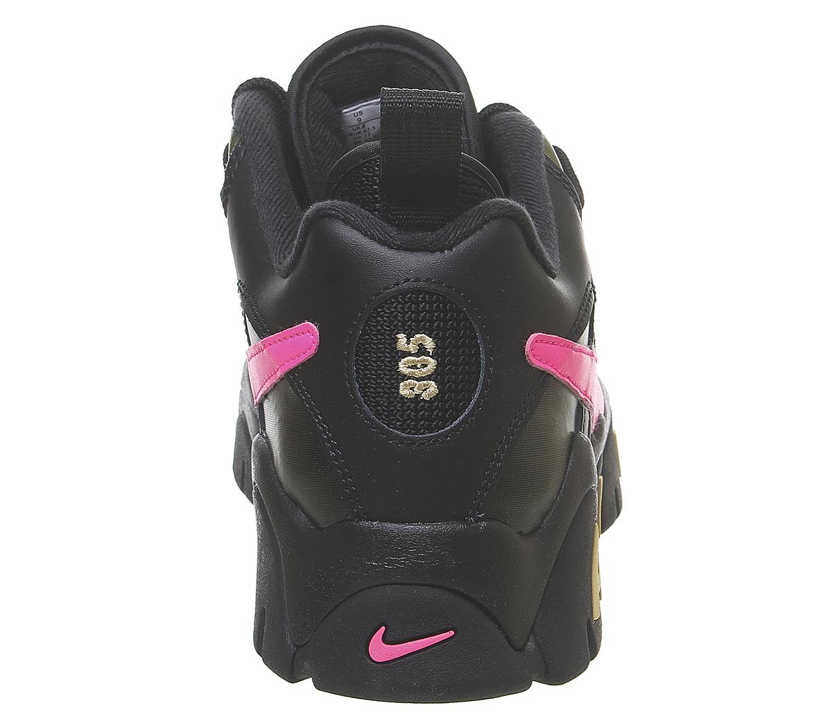 nike barrage black and pink