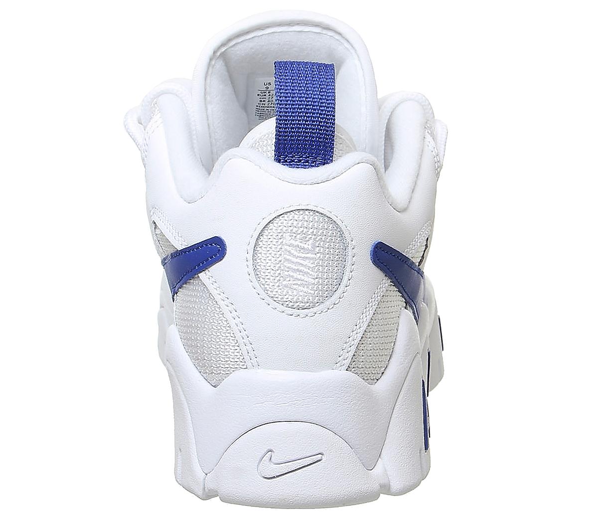Nike Air Barrage Low Trainers White Hyper Blue - Unisex Sports
