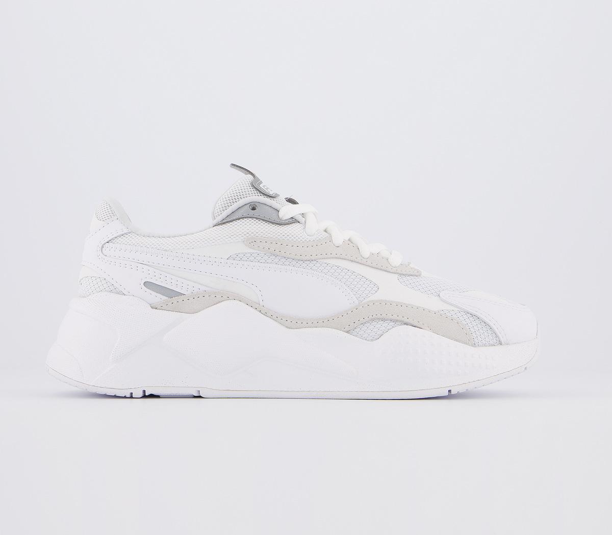 Norm bevroren Londen Puma Rs-x³ Puzzle Trainers White Silver - Unisex Sports