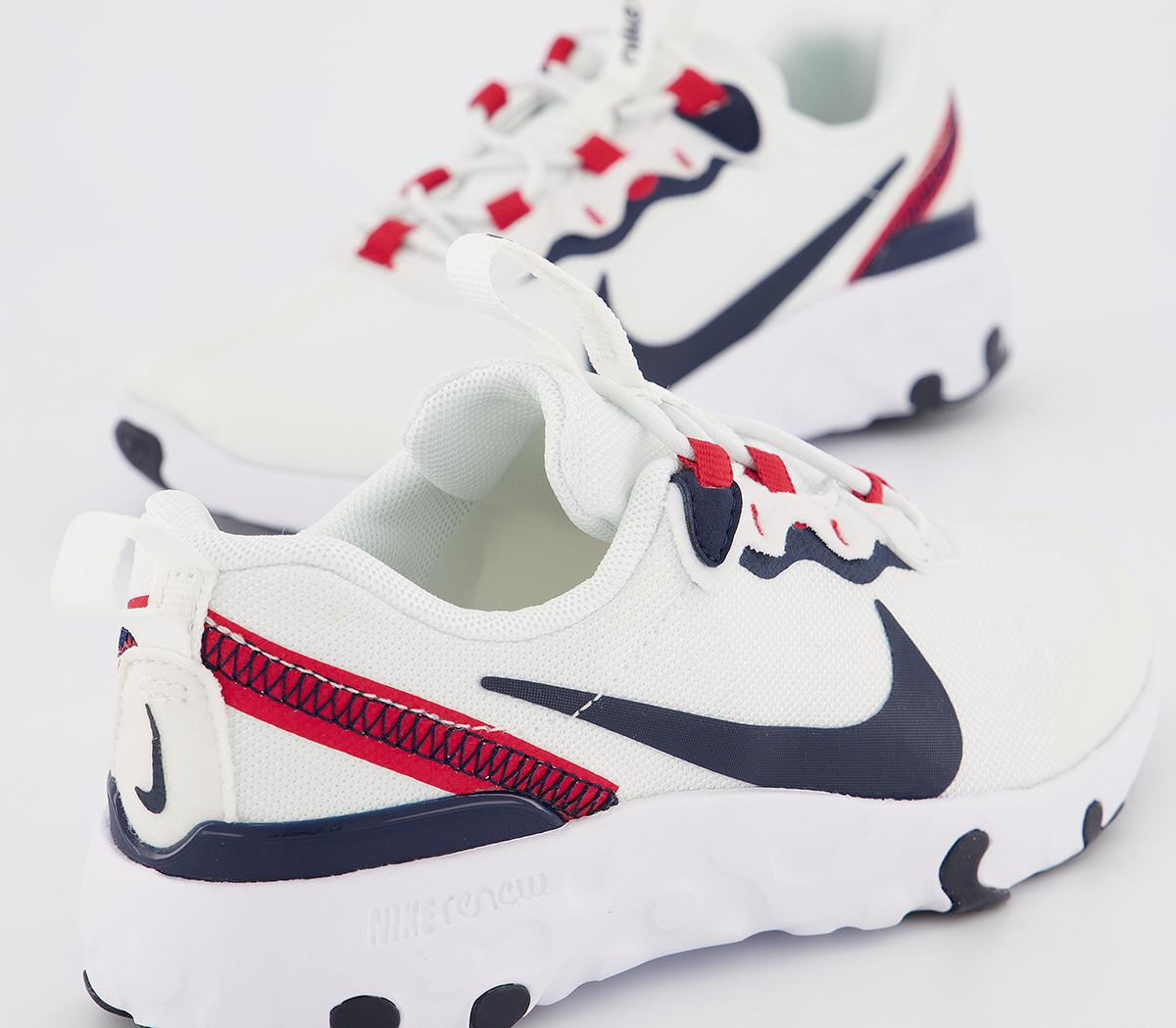 NikeRenew Element 55 Ps TrainersSummit White Obsidian University Red