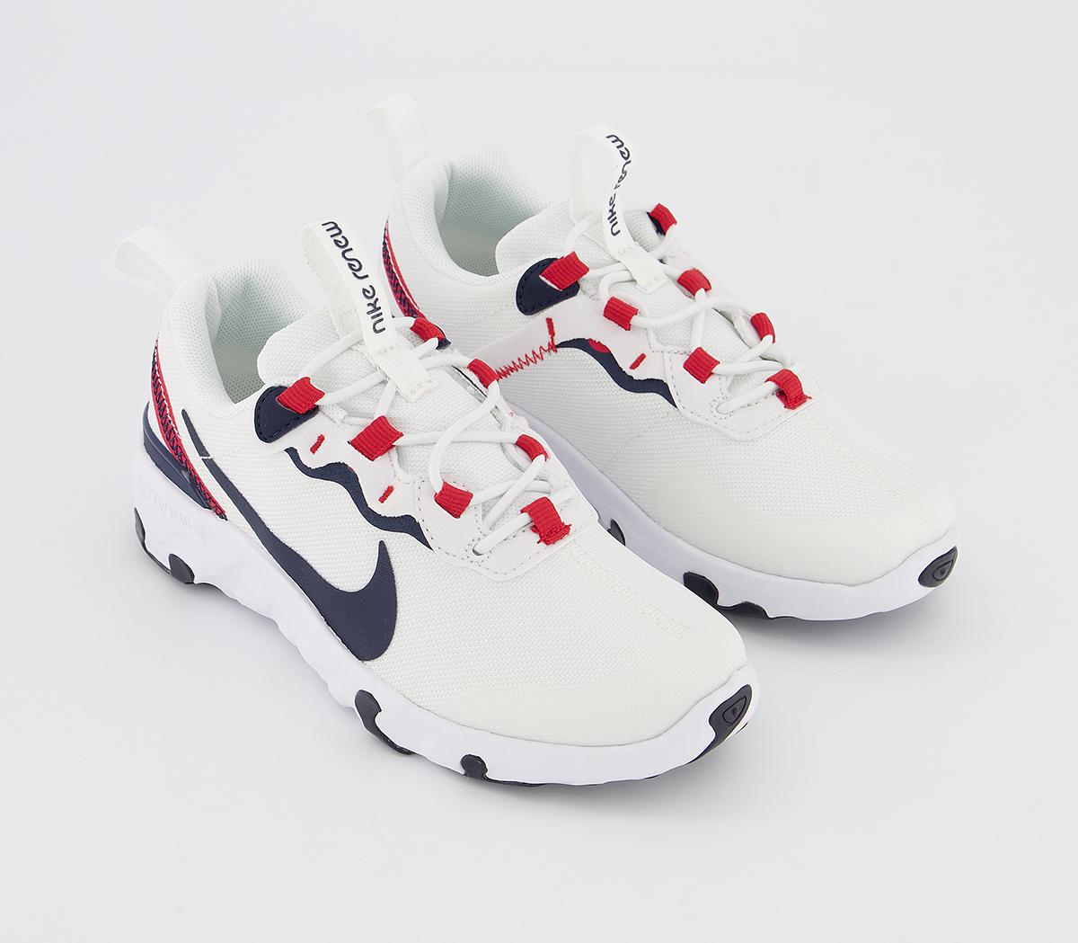 NikeRenew Element 55 Ps TrainersSummit White Obsidian University Red