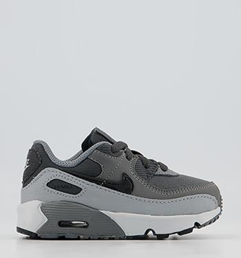 Nike Air Max 90 Infant Trainers Anthracite Black Dark Grey Cool Grey