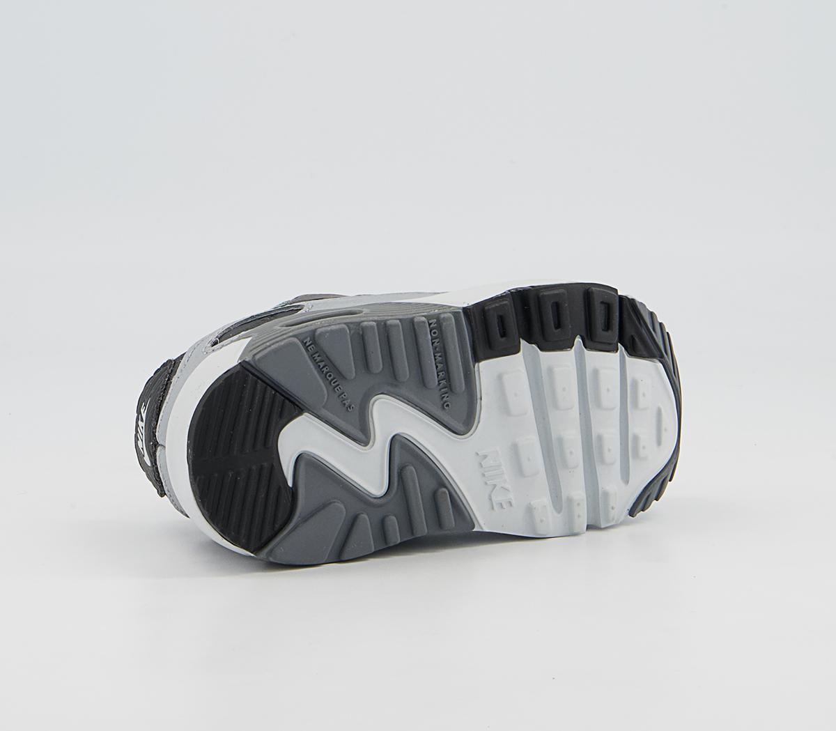 Nike Air Max 90 Infant Trainers Nike Air Max 90 Infant Trainers Anthracite Black Dark Grey Cool Grey