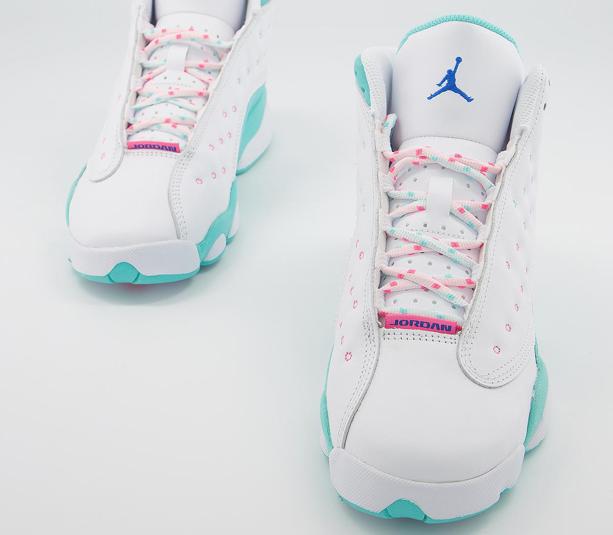 jordan retro 13 aurora green womens