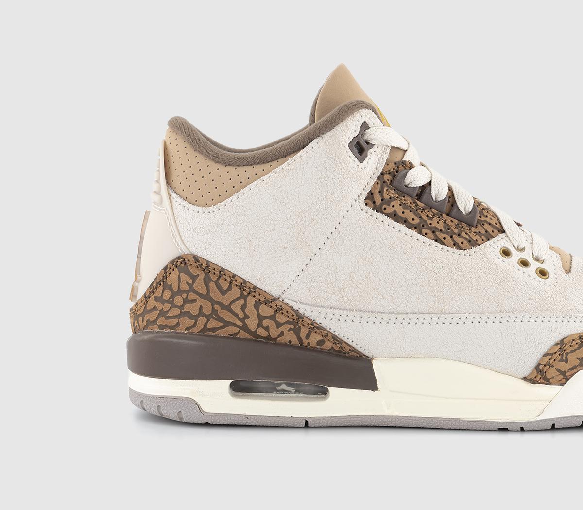 JordanJordan 3 GS TrainersLight Orewood Brown Metallic Gold Light British