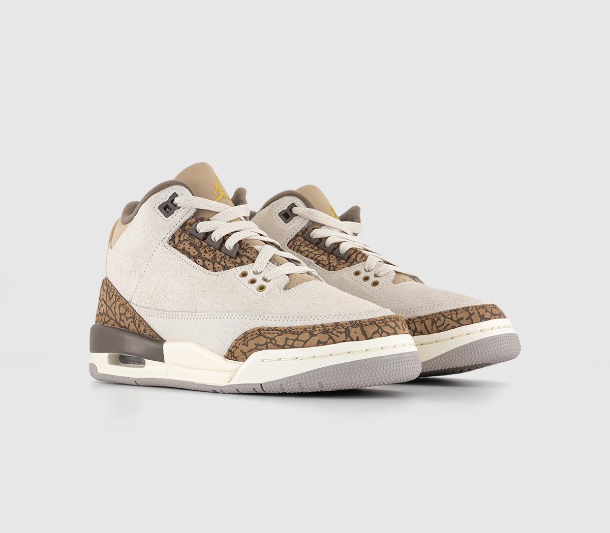 JordanJordan 3 GS TrainersLight Orewood Brown Metallic Gold Light British