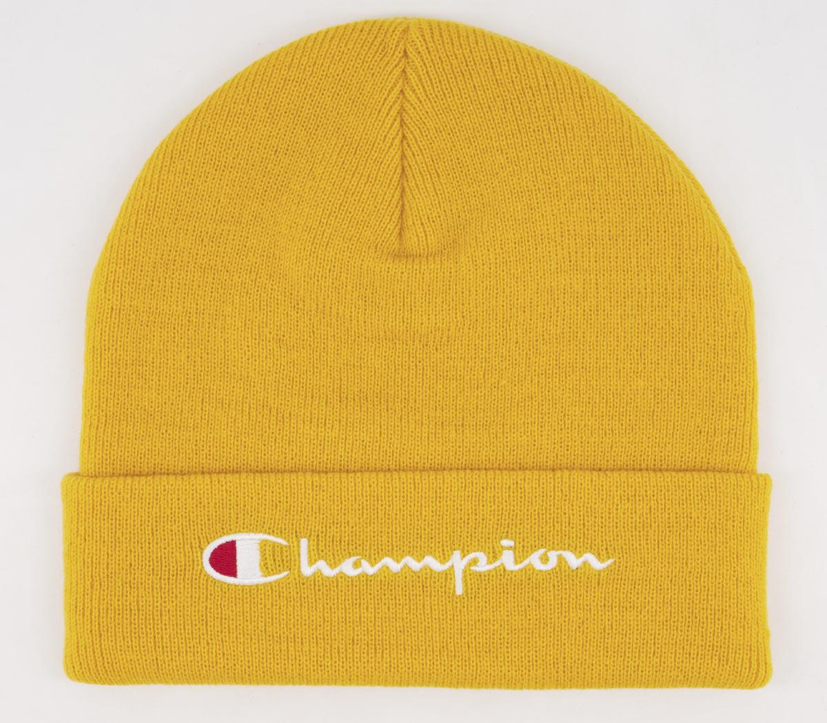 champion beanie yellow