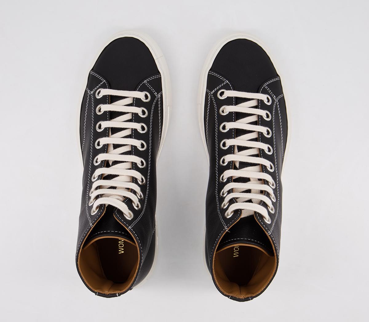 Common Projects Tournament High W Trainers Common Projects Tournament High W Trainers Black Leather F