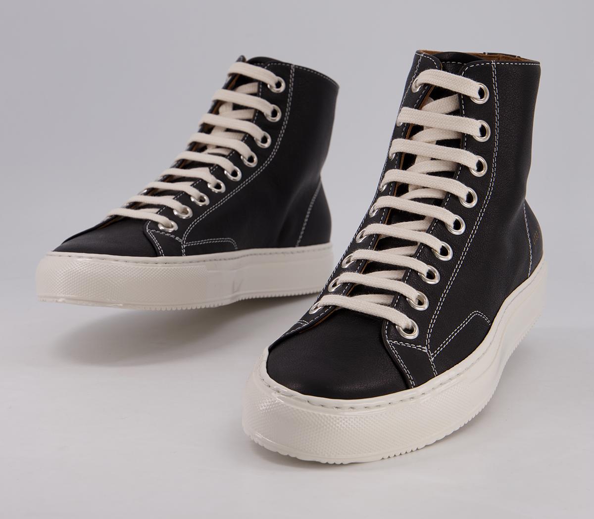Common Projects Tournament High W Trainers Common Projects Tournament High W Trainers Black Leather F
