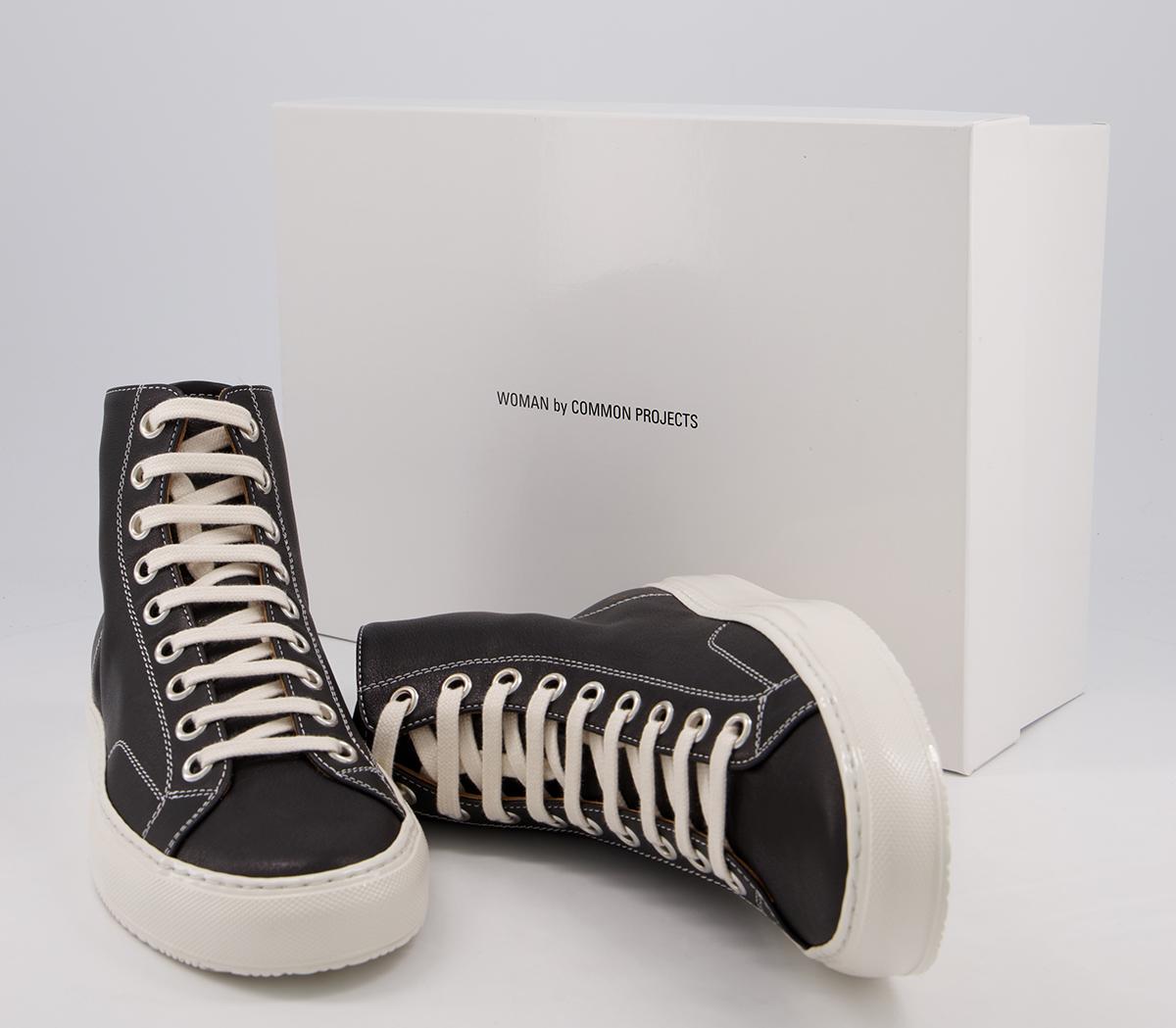 Common Projects Tournament High W Trainers Common Projects Tournament High W Trainers Black Leather F