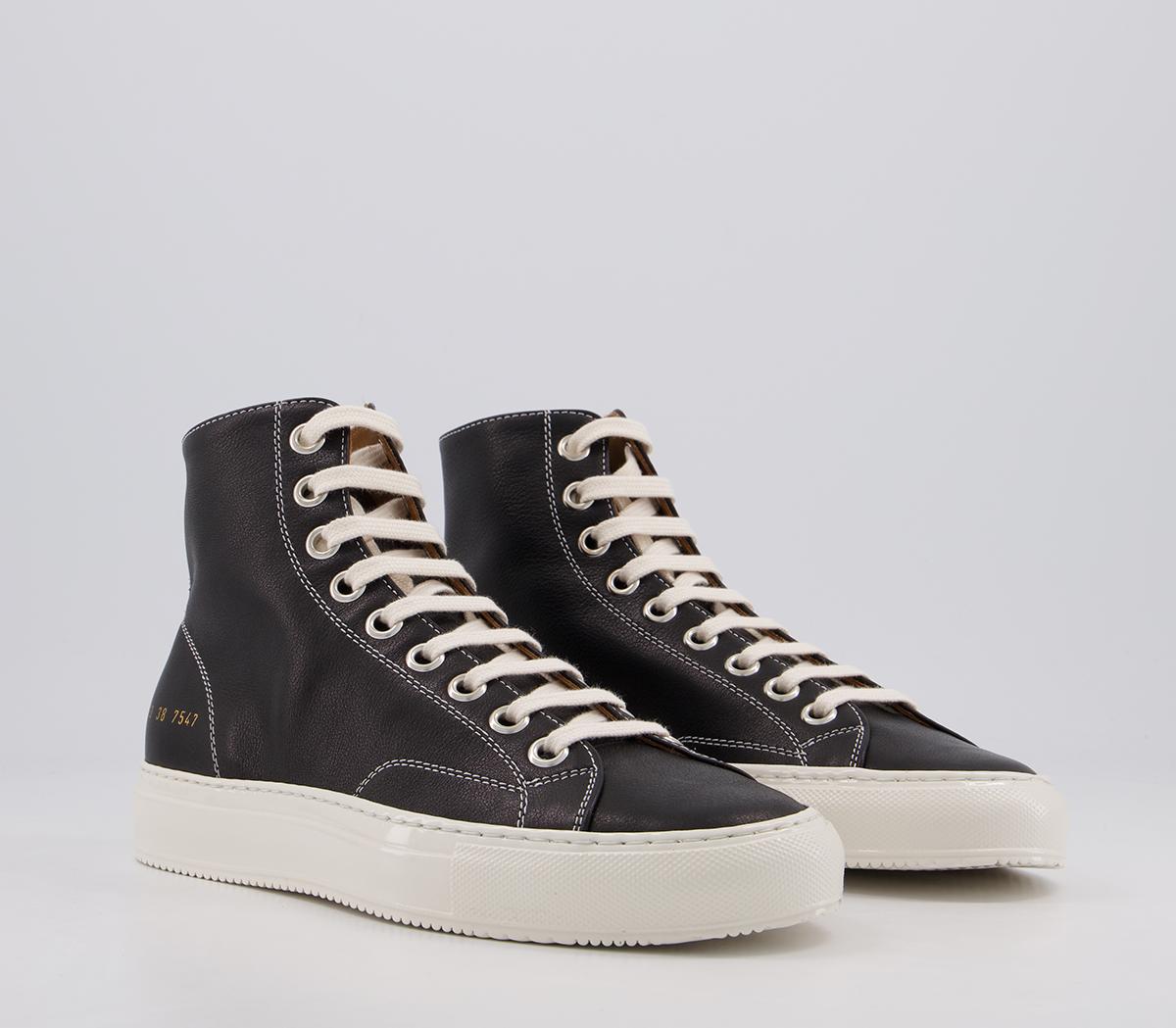 Common Projects Tournament High W Trainers Common Projects Tournament High W Trainers Black Leather F