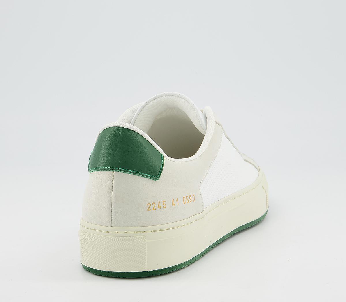 Common Projects Retro Low 70s Article Trainers Common Projects Retro Low 70s Article Trainers White Green