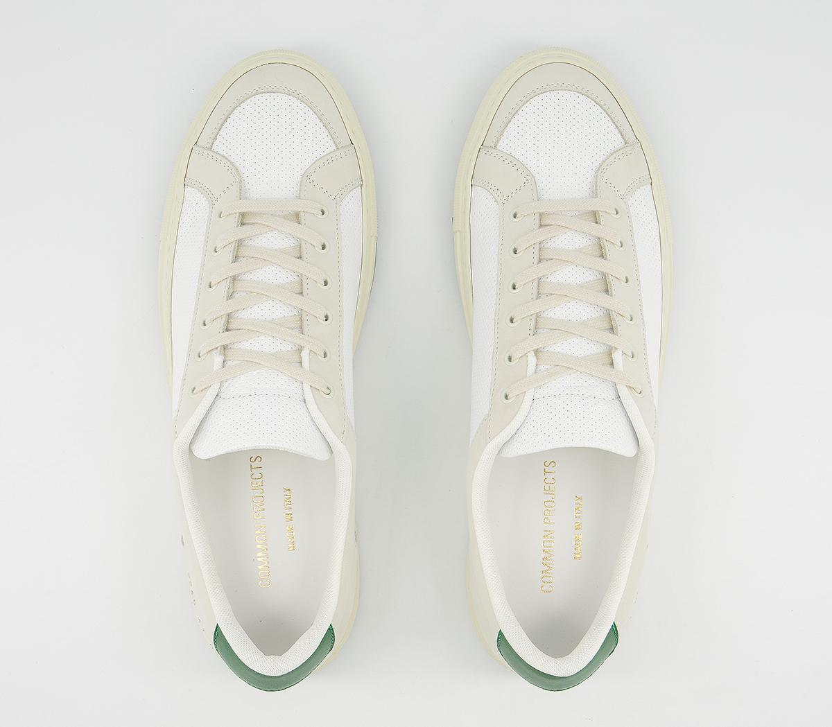 Common Projects Retro Low 70s Article Trainers Common Projects Retro Low 70s Article Trainers White Green