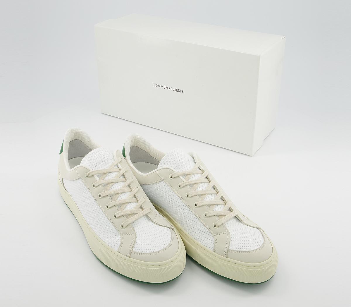 Common Projects Retro Low 70s Article Trainers Common Projects Retro Low 70s Article Trainers White Green