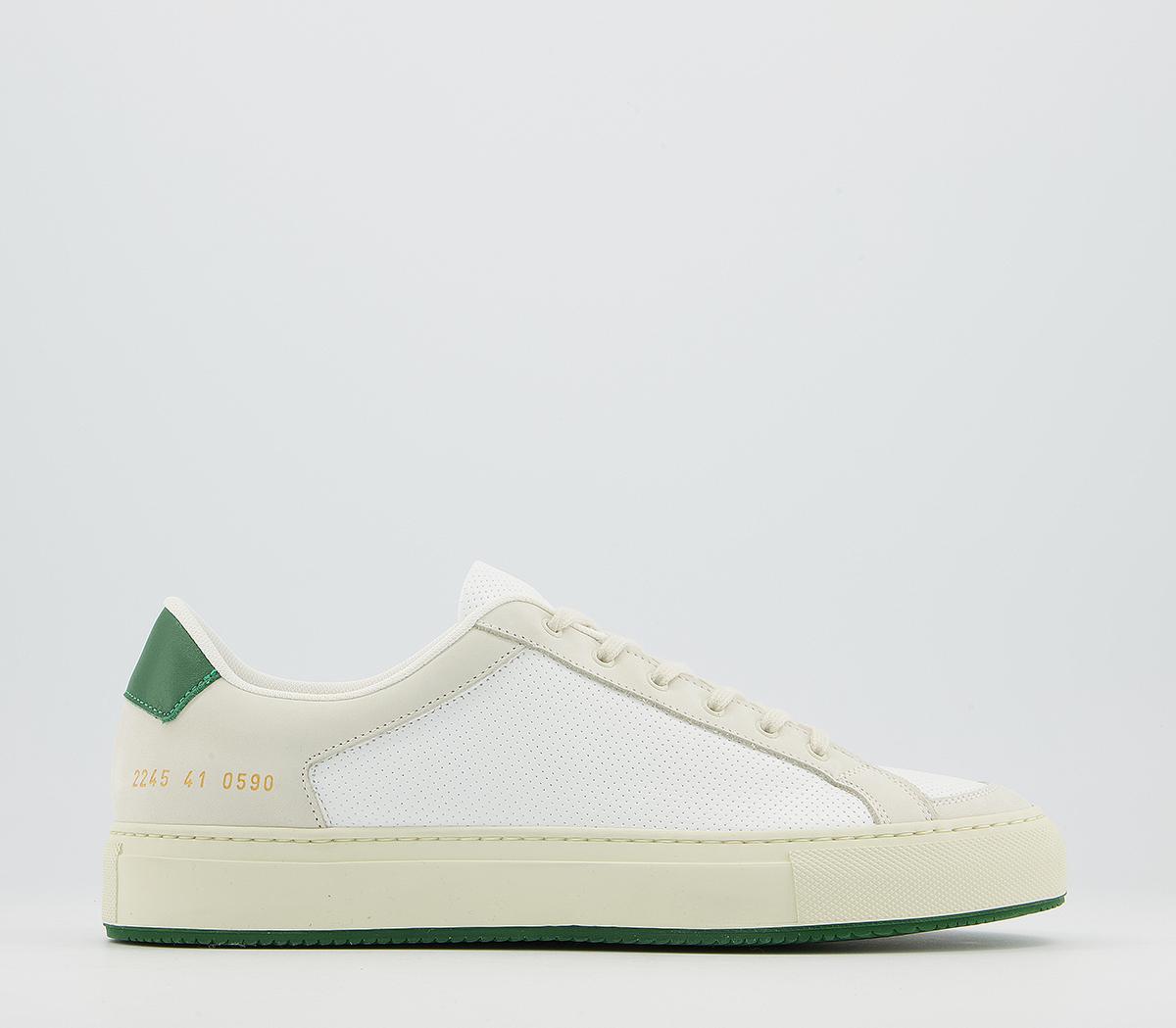 Common ProjectsRetro Low 70s Article TrainersWhite Green