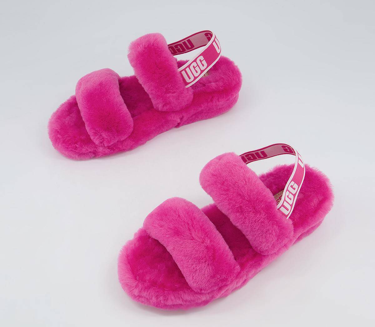 UGG Oh Yeah Slippers Berry - Flat Shoes for Women