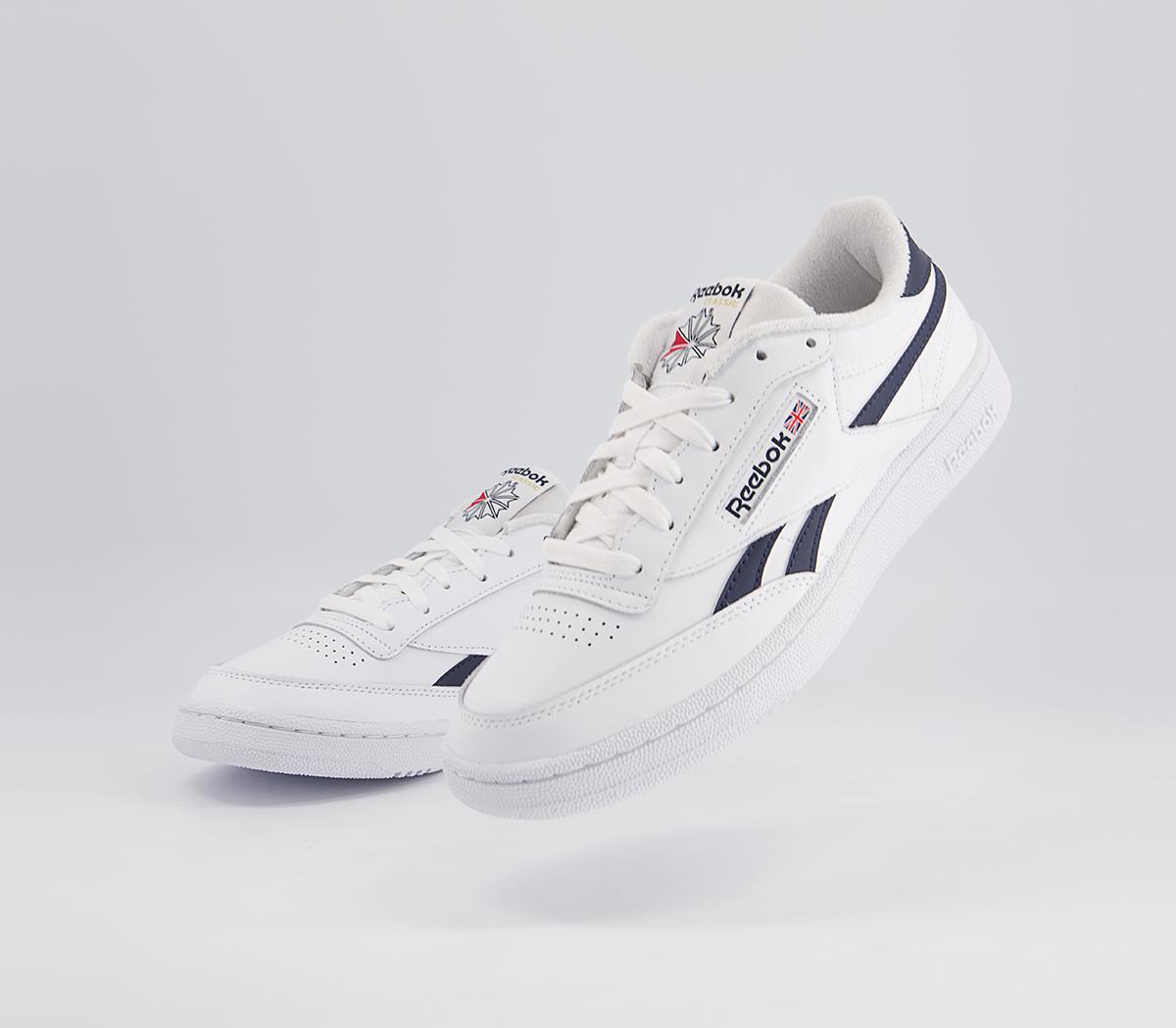 Reebok Club C Revenge Trainers White Navy - Non Promo Products