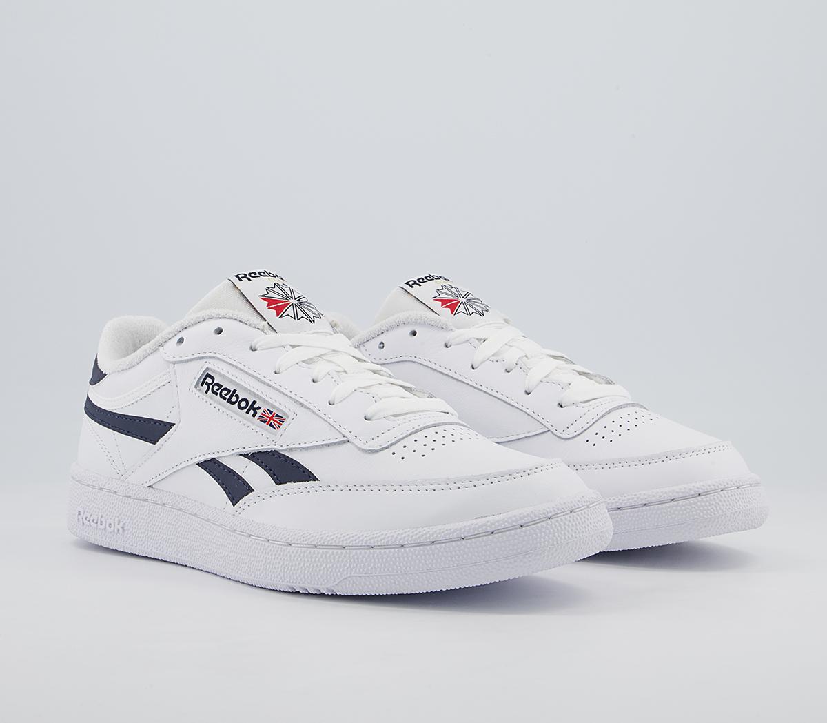 Reebok Club C Revenge Trainers White Navy - Non Promo Products