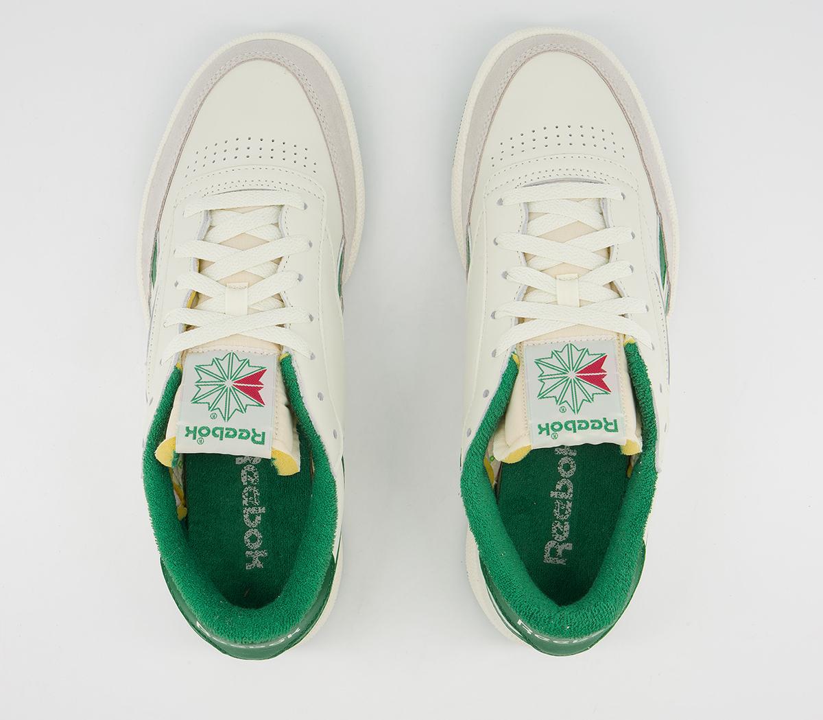 ReebokClub C Revenge TrainersChalk Paper White Green