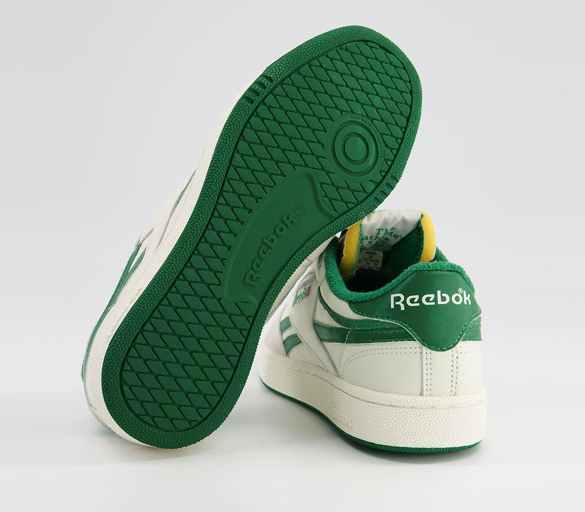 ReebokClub C Revenge TrainersChalk Paper White Green