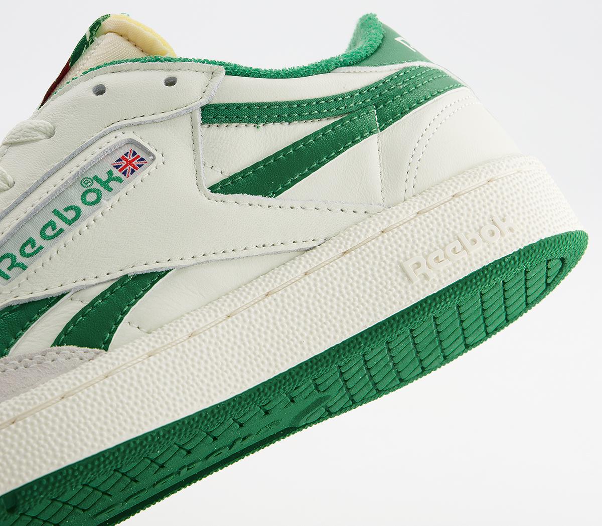 ReebokClub C Revenge TrainersChalk Paper White Green