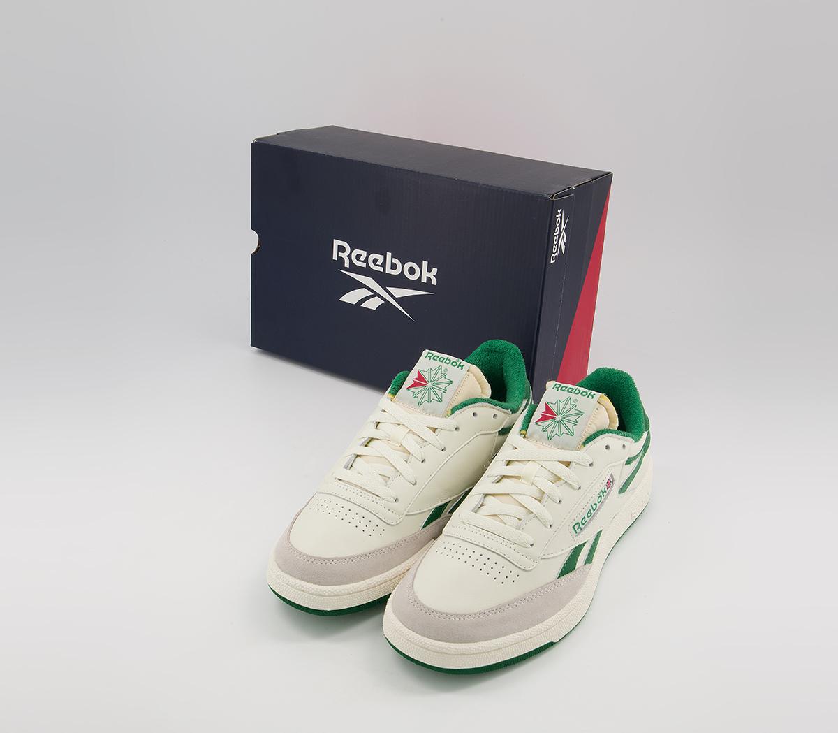 ReebokClub C Revenge TrainersChalk Paper White Green