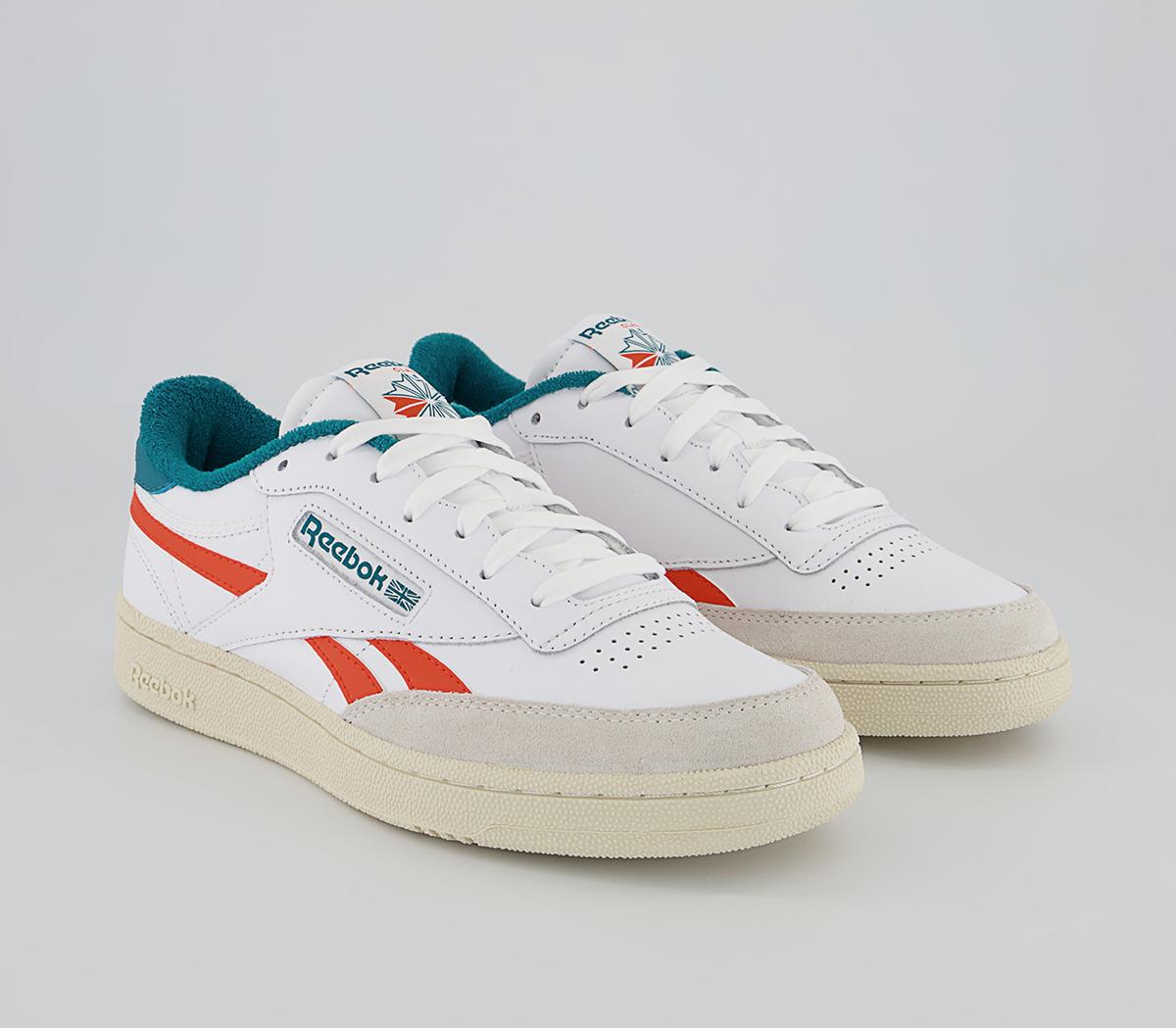 Reebok Club C Revenge Trainers Reebok Club C Revenge Trainers White Orange Teal