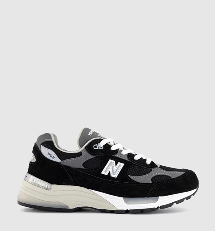 New Balance M992 Made in USA Trainers Black Grey