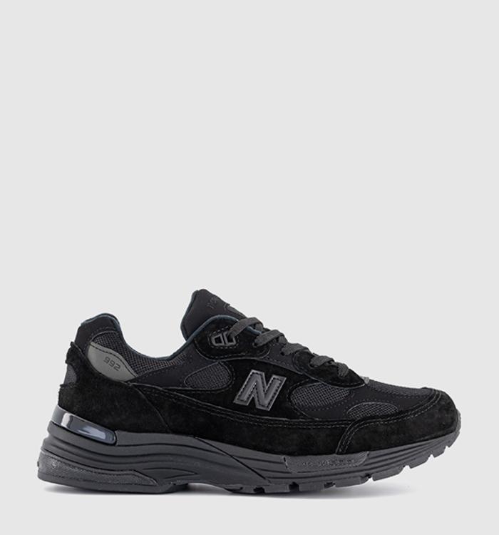 New Balance 992 Made in USA Trainers Triple Black