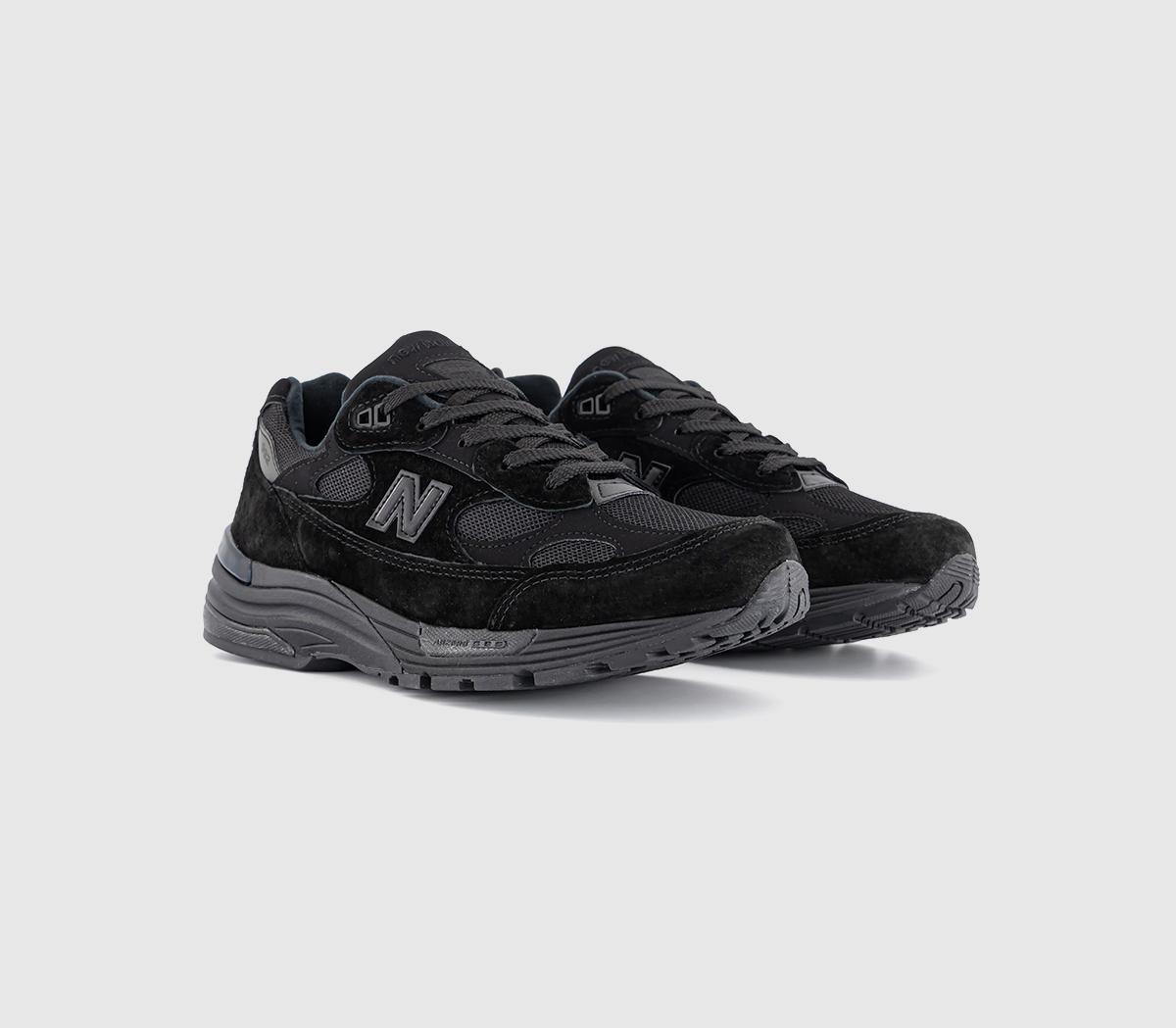 New Balance 992 Made in USA Trainers Triple Black - Men's Trainers