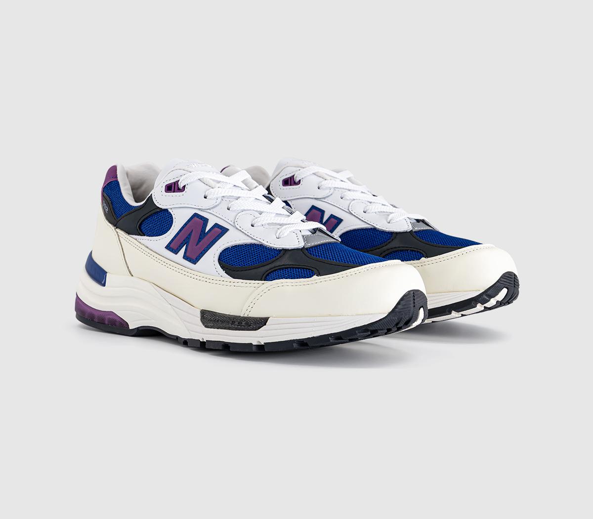 New BalanceMade in the USA 992 TrainersWhite Purple