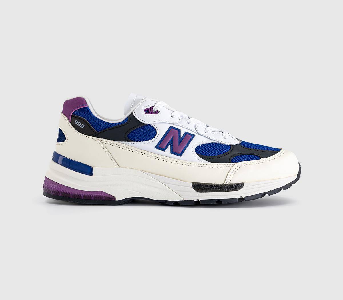 New BalanceMade in the USA 992 TrainersWhite Purple