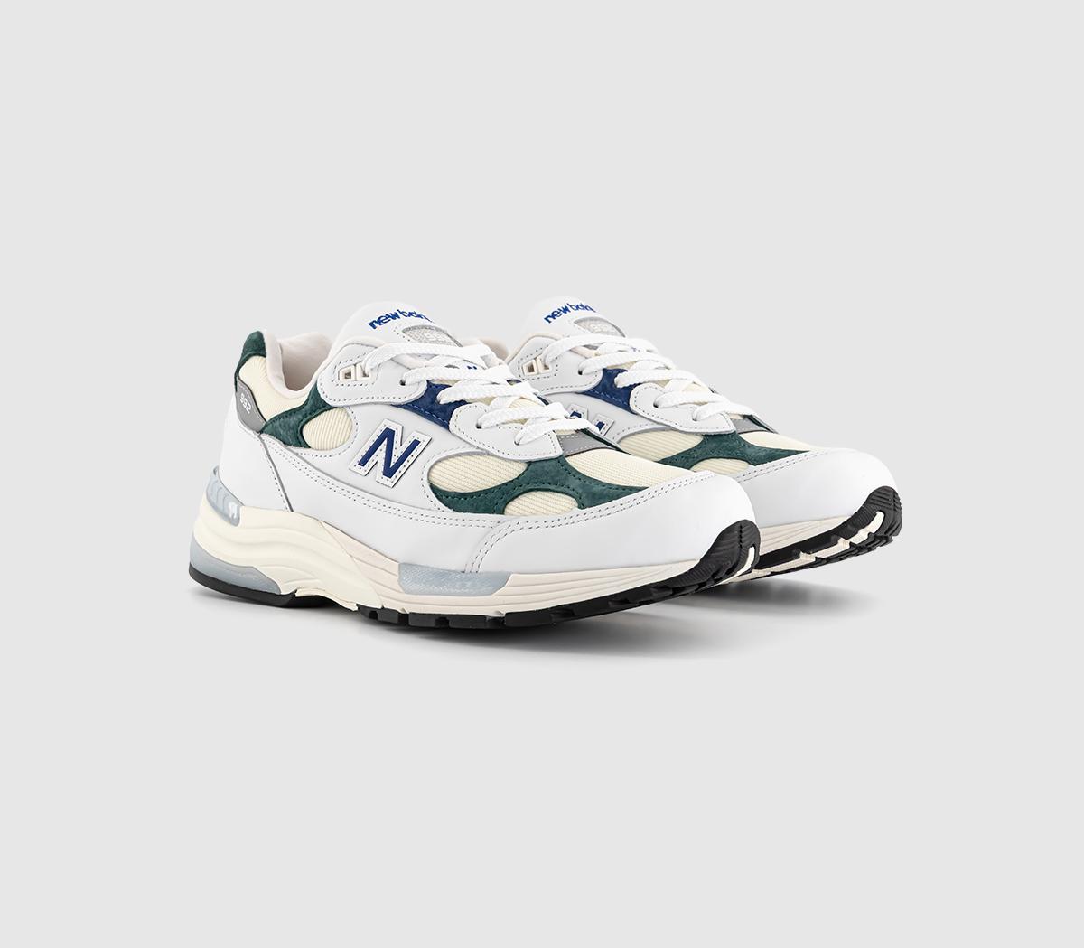New BalanceM992 TrainersWhite Green Blue