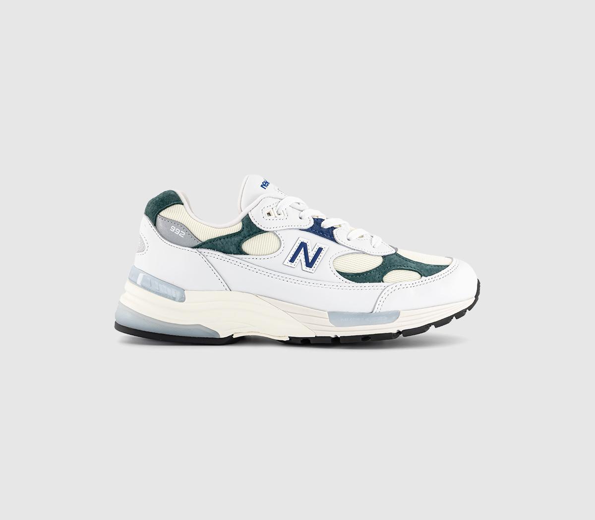 New BalanceM992 TrainersWhite Green Blue